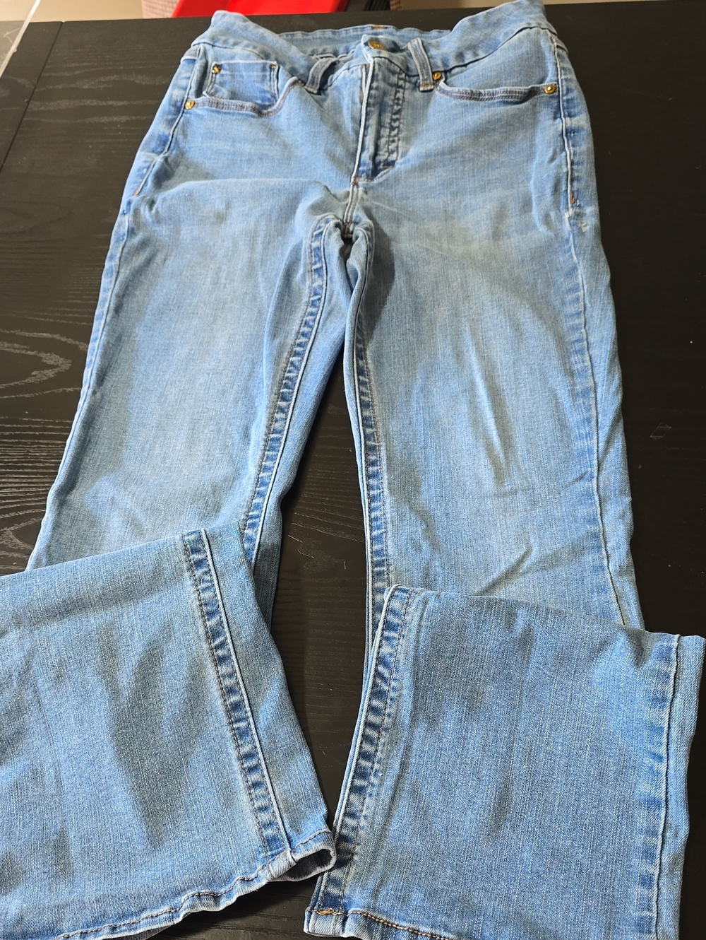 Seven7 Light Wash Flare Wide-Leg Jeans
